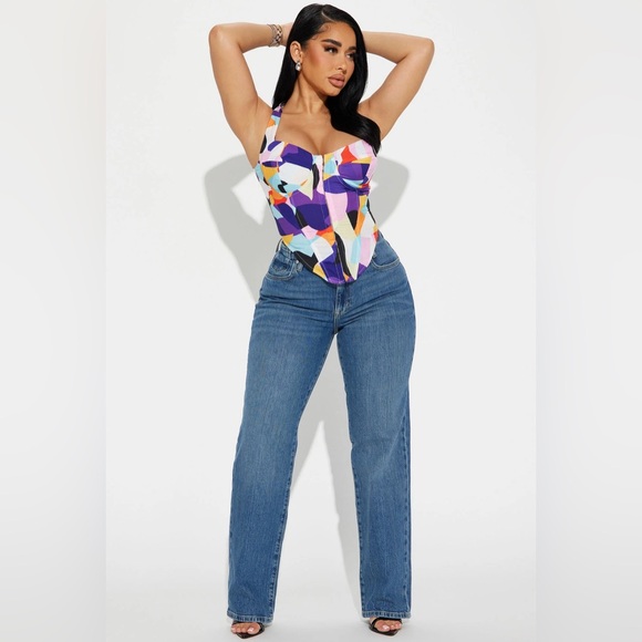 Fashion Nova Whimsical Feel Corset Top - Picture 2 of 3